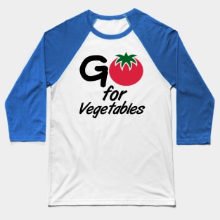 Go vegan Baseball T-Shirt